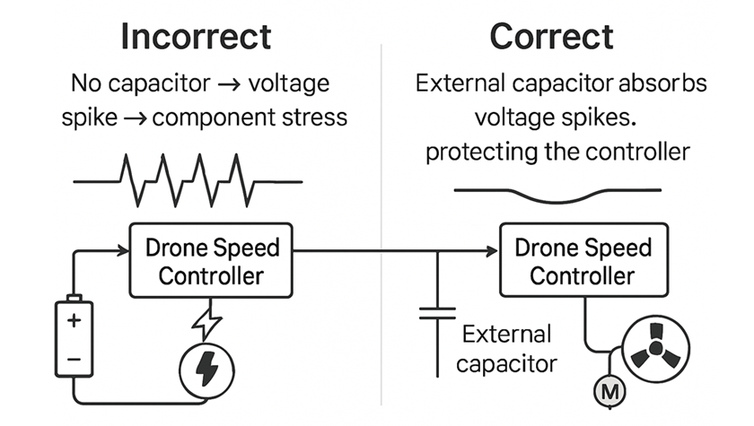 Drone Speed Controller Voltage Spike Protection .png